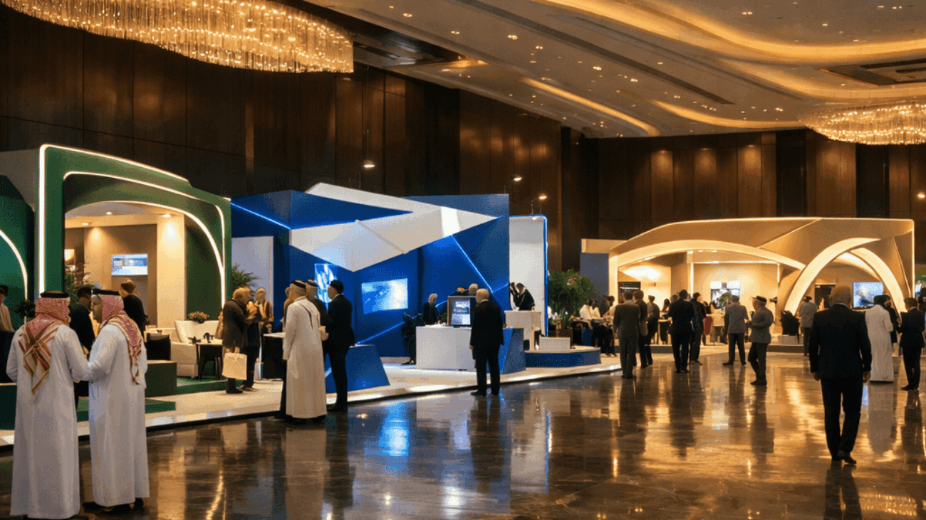 تصميم وتركيب ديكزرات العرض والبوثات داخل المملكة