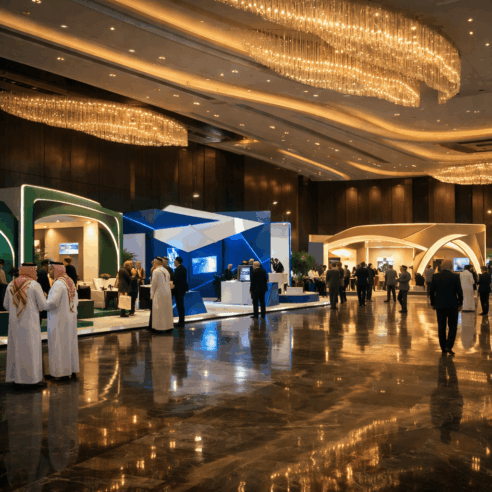 تصميم وتركيب ديكزرات العرض والبوثات داخل المملكة