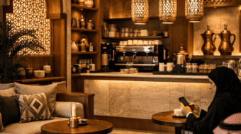 ديكور مطعم جميل جدا داخل المملكة