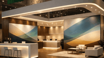 ديكورات فاخمة لمعارض المنتجات بالمملكة