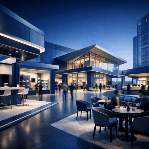 مساحات عرض مشتركة داخل المعارض